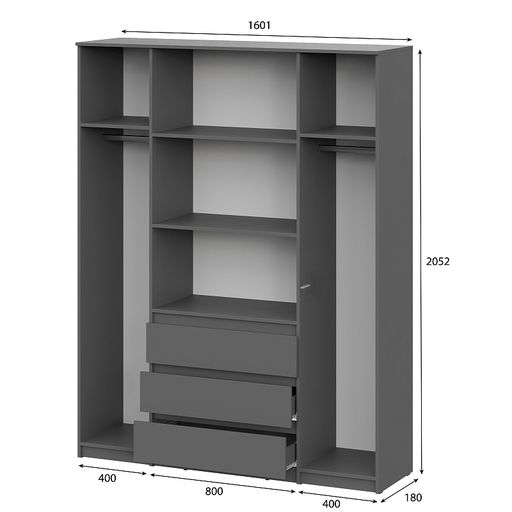 Четырехстворчатый шкаф «Денвер»